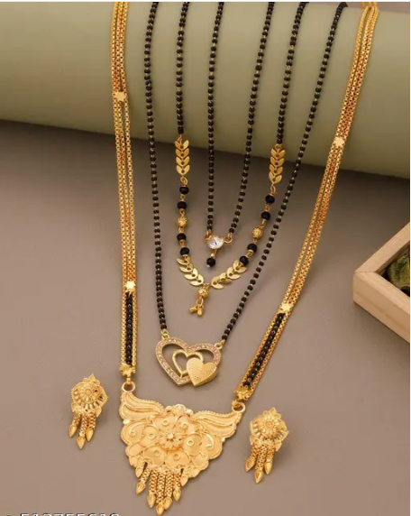 New Tranding Gracefull Fancy Mangalsutras Combo [ pack of 4 ]