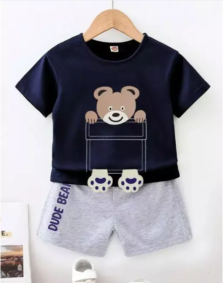 Kids Boys &Girls Clothing Set (top&shorts)